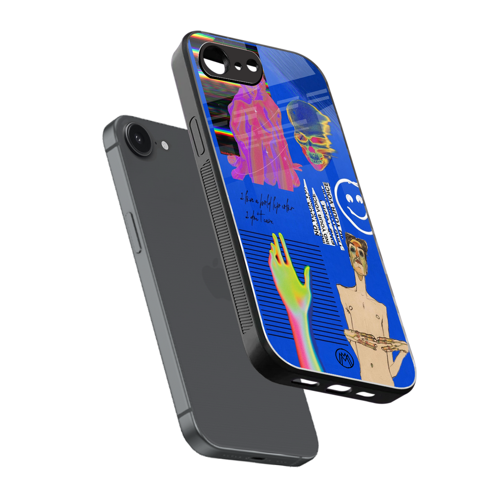 lip love back phone cover | glass case for iphone 16e