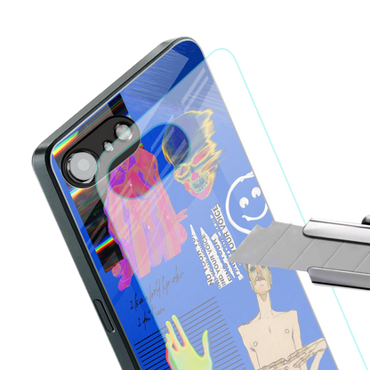 lip love back phone cover | glass case for iphone 16e