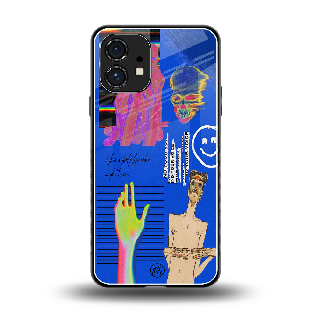 lip love back phone cover | glass case for nothing phone 1