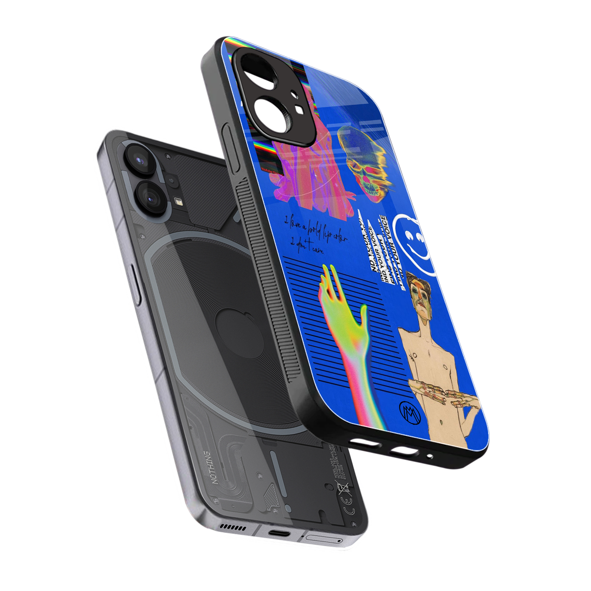 lip love back phone cover | glass case for nothing phone 1