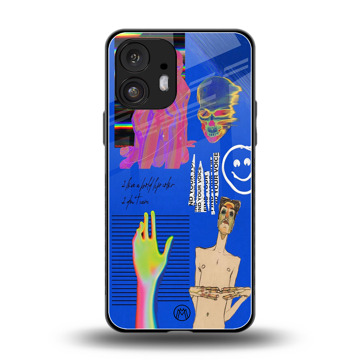 lip love back phone cover | glass case for nothing phone 2