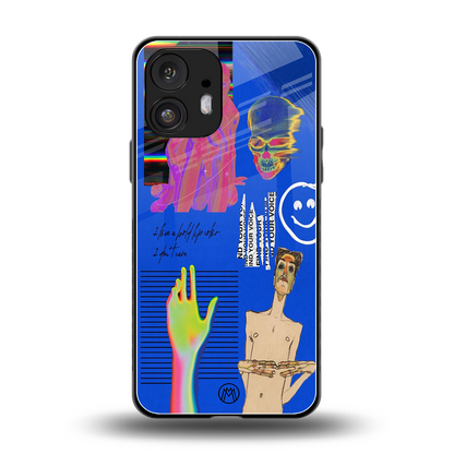 lip love back phone cover | glass case for nothing phone 2