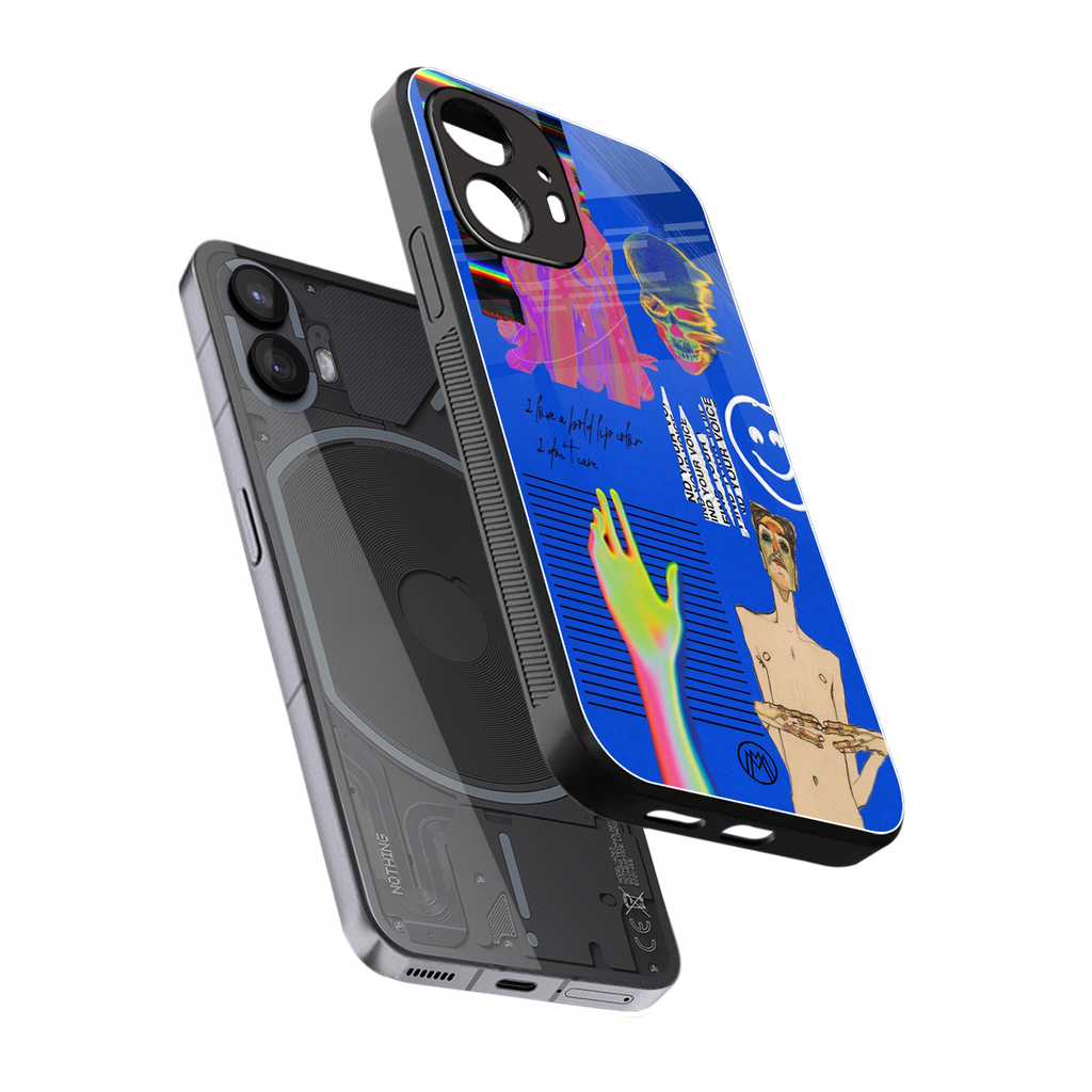 lip love back phone cover | glass case for nothing phone 2