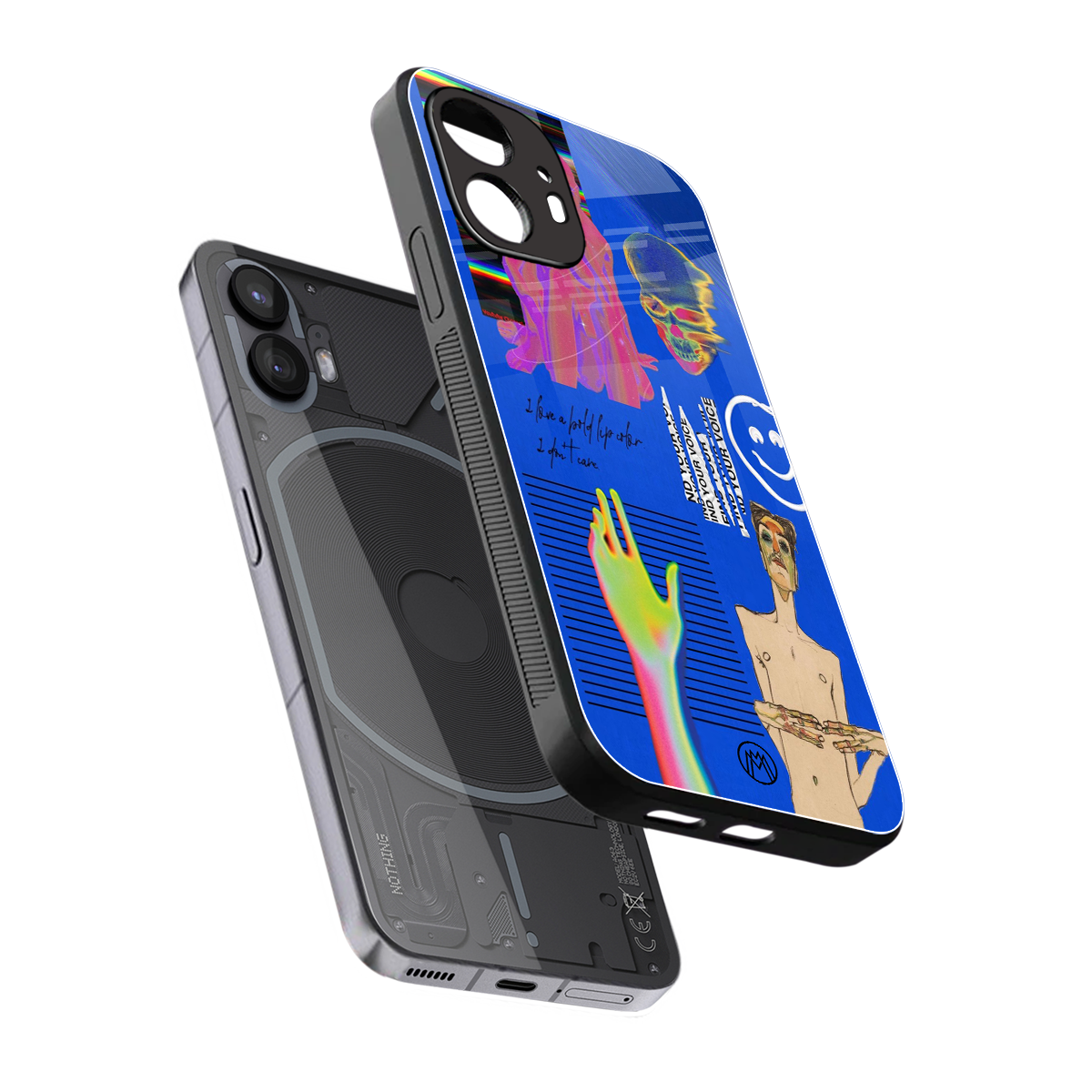 lip love back phone cover | glass case for nothing phone 2