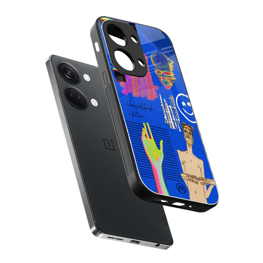 lip love back phone cover | glass case for oneplus nord 3