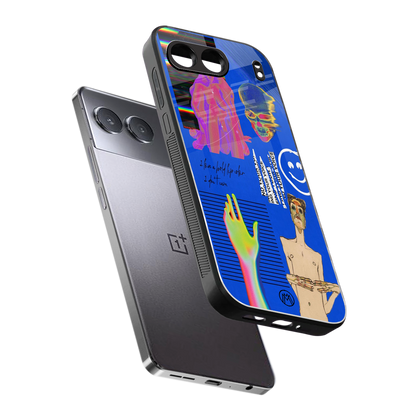 lip love back phone cover | glass case for oneplus nord 4