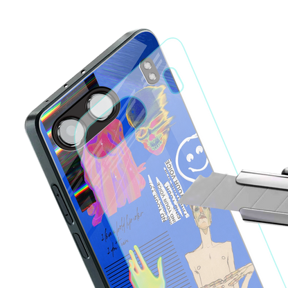 lip love back phone cover | glass case for oneplus nord 4
