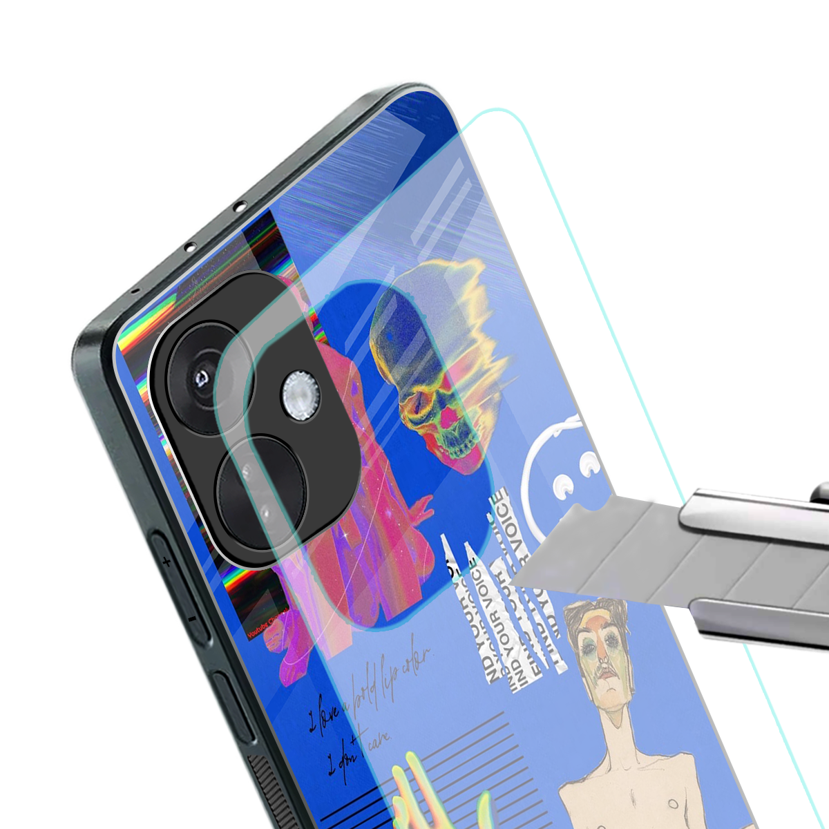 lip love back phone cover | glass case for oneplus nord ce 3