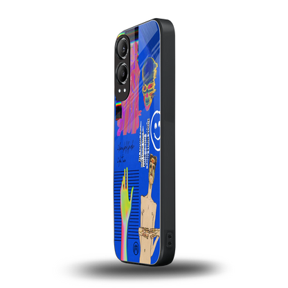 lip love back phone cover | glass case for oneplus nord ce 4 lite