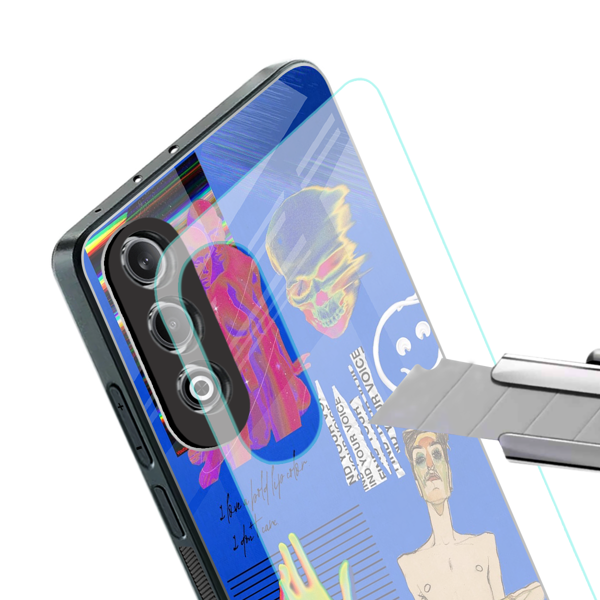 lip love back phone cover | glass case for oneplus nord ce 4