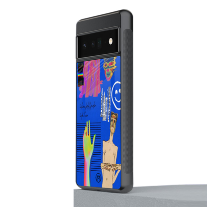 lip love back phone cover | glass case for google pixel 6 pro