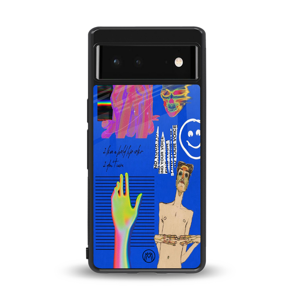 lip love back phone cover | glass case for Google Pixel 6A
