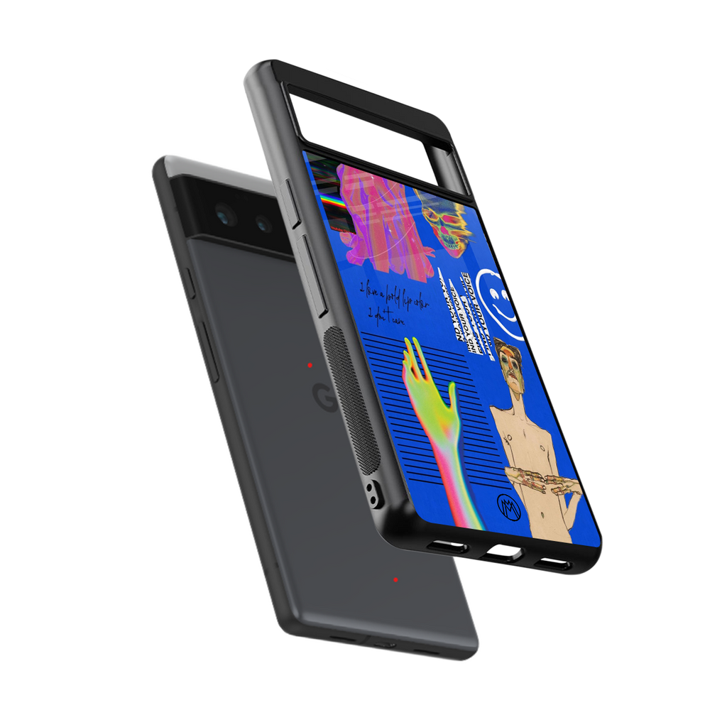 lip love back phone cover | glass case for google pixel 6