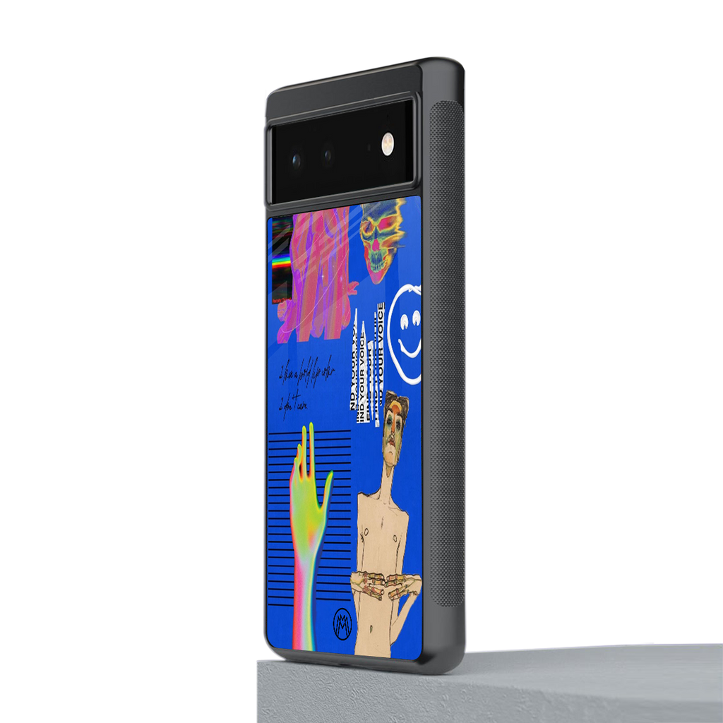 lip love back phone cover | glass case for Google Pixel 6A