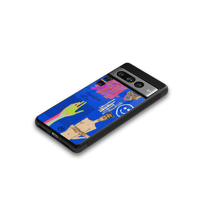 lip love back phone cover | glass case for google pixel 7 pro