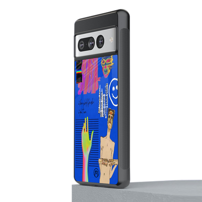 lip love back phone cover | glass case for google pixel 7 pro
