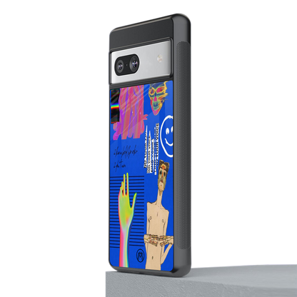 lip love back phone cover | glass case for Google Pixel 7A