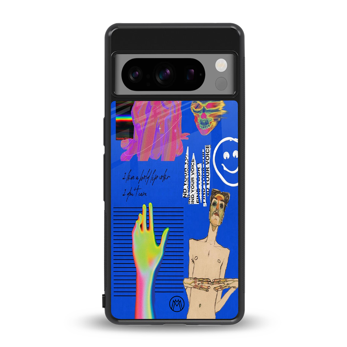 lip love back phone cover | glass case for google pixel 8 pro