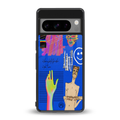 lip love back phone cover | glass case for google pixel 8 pro