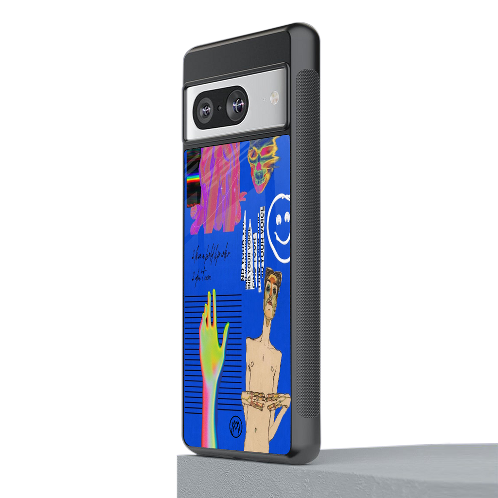 lip love back phone cover | glass case for Google Pixel 8