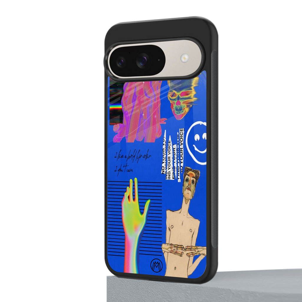 lip love back phone cover | glass case for google pixel 9