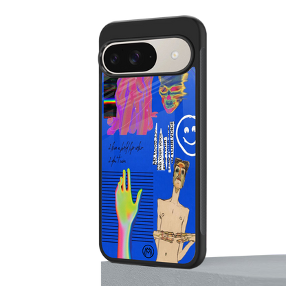 lip love back phone cover | glass case for google pixel 9