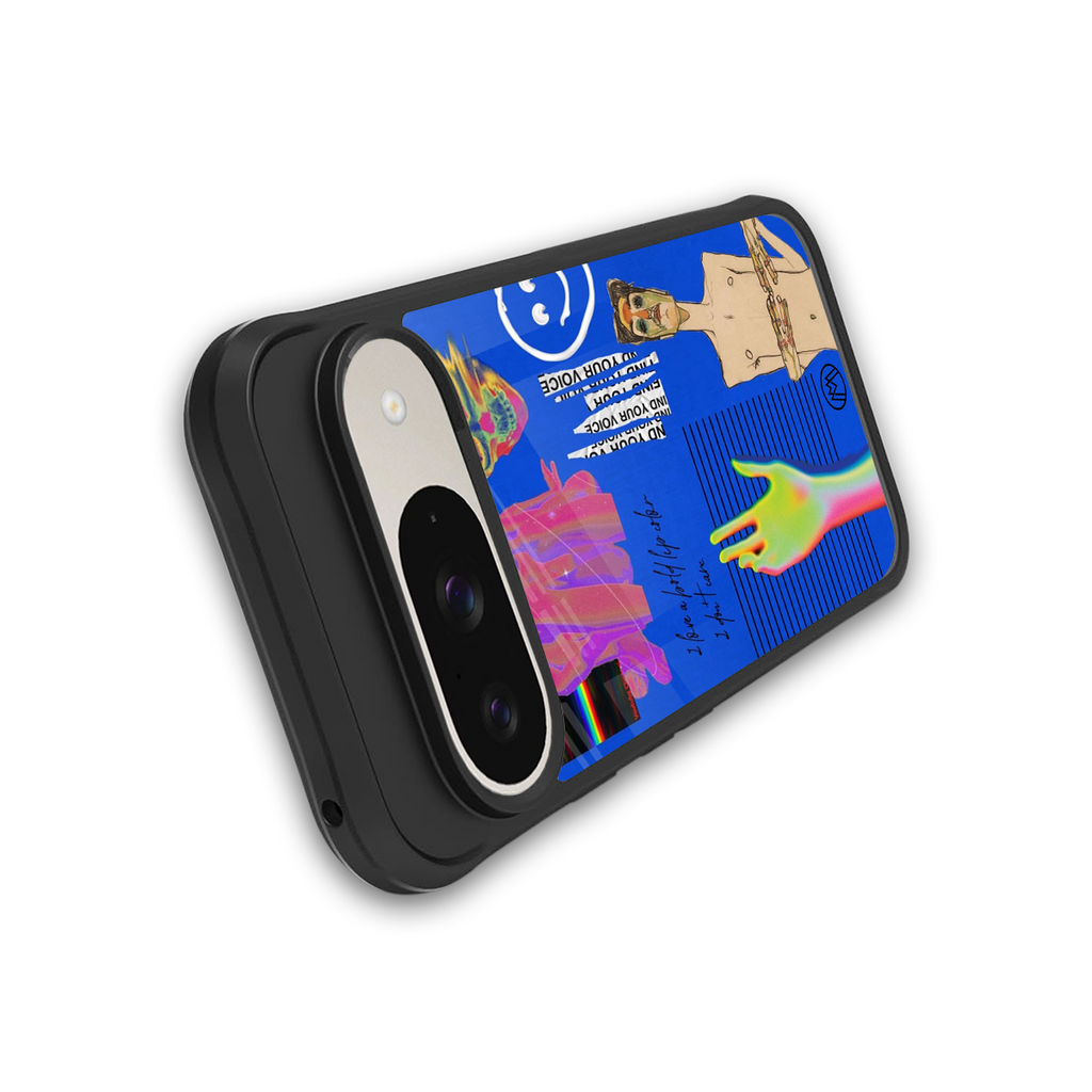 lip love back phone cover | glass case for google pixel 9
