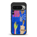 lip love back phone cover | glass case for google pixel 9 pro