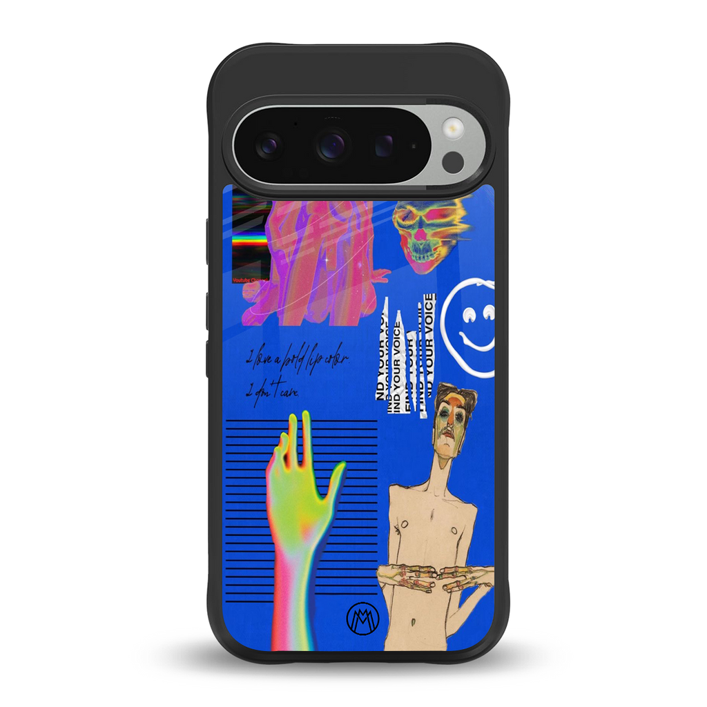 lip love back phone cover | glass case for google pixel 9 pro xl