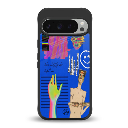 lip love back phone cover | glass case for google pixel 9 pro xl