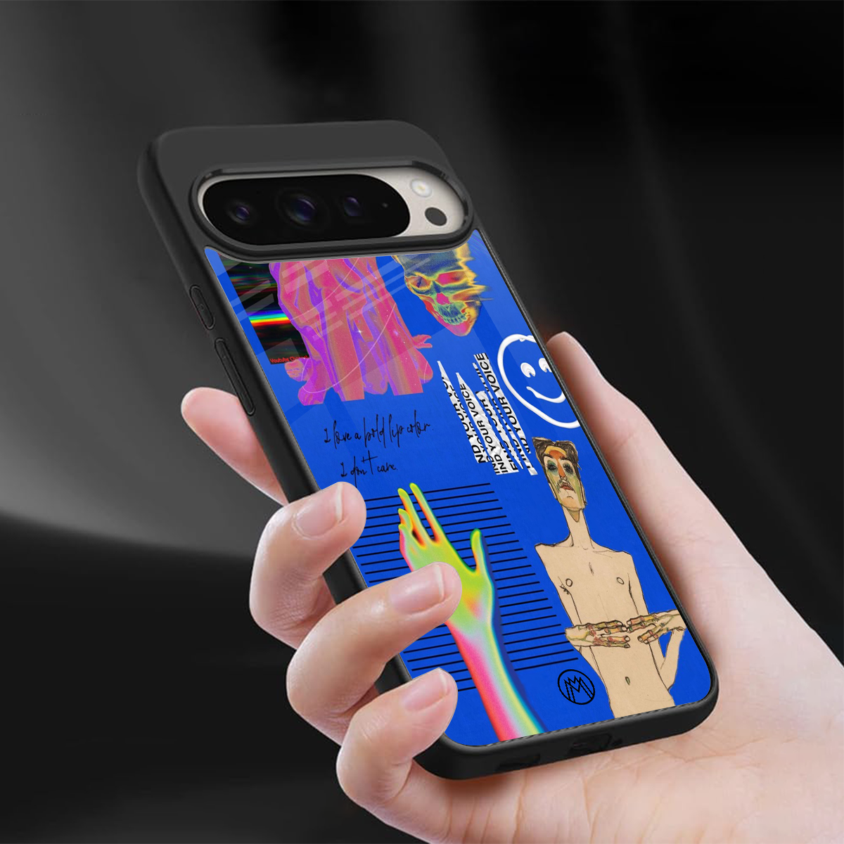 lip love back phone cover | glass case for google pixel 9 pro xl