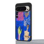 lip love back phone cover | glass case for google pixel 9 pro