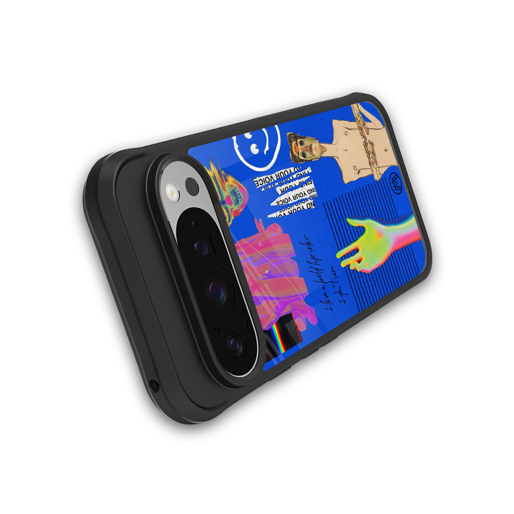 lip love back phone cover | glass case for google pixel 9 pro