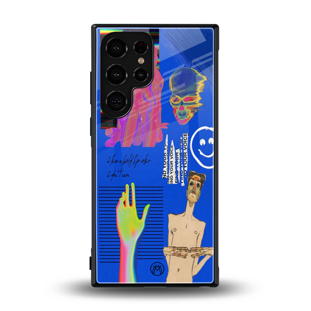 lip love back phone cover | glass case for samsung galaxy s23 ultra