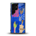 lip love back phone cover | glass case for samsung galaxy s23 ultra