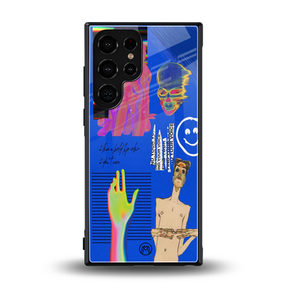 lip love back phone cover | glass case for samsung galaxy s23 ultra