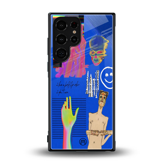 lip love back phone cover | glass case for samsung galaxy s23 ultra