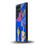 lip love back phone cover | glass case for samsung galaxy s23 ultra