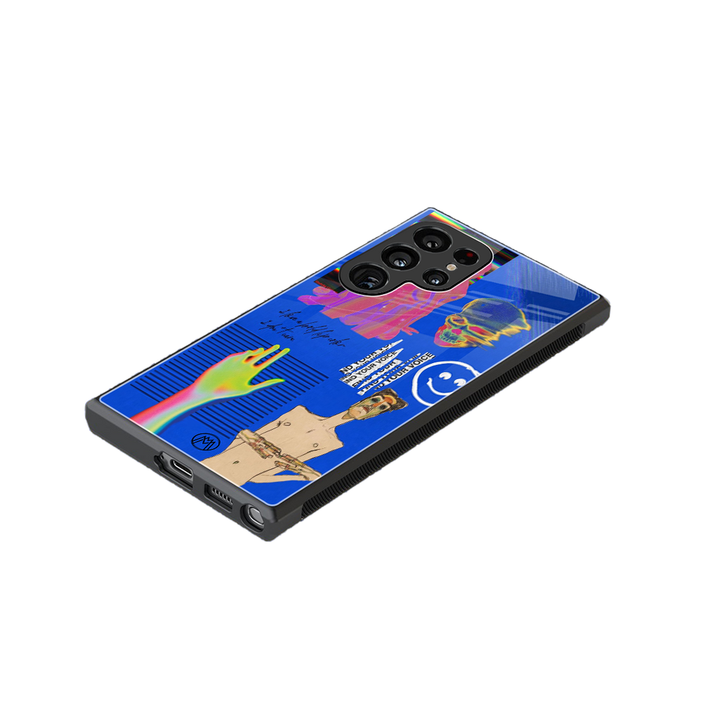 lip love back phone cover | glass case for samsung galaxy s23 ultra