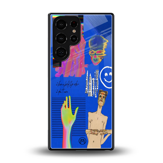 lip love back phone cover | glass case for samsung galaxy s25 ultra