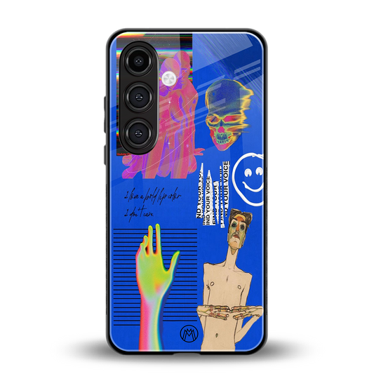 lip love back phone cover | glass case for samsung galaxy s24 fe