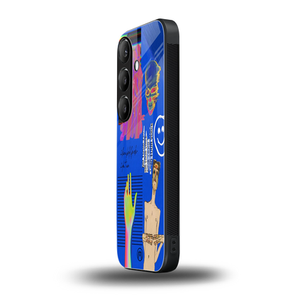 lip love back phone cover | glass case for samsung galaxy s24 fe