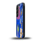 lip love back phone cover | glass case for samsung galaxy s25 plus