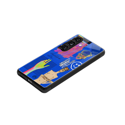 lip love back phone cover | glass case for samsung galaxy s23 plus