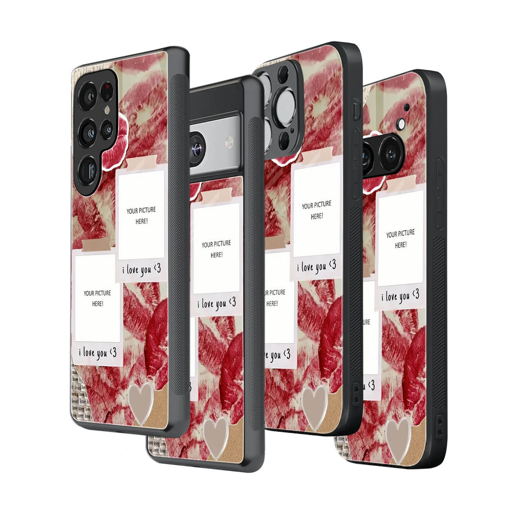 Polaroid Personalised Glass Phone Case