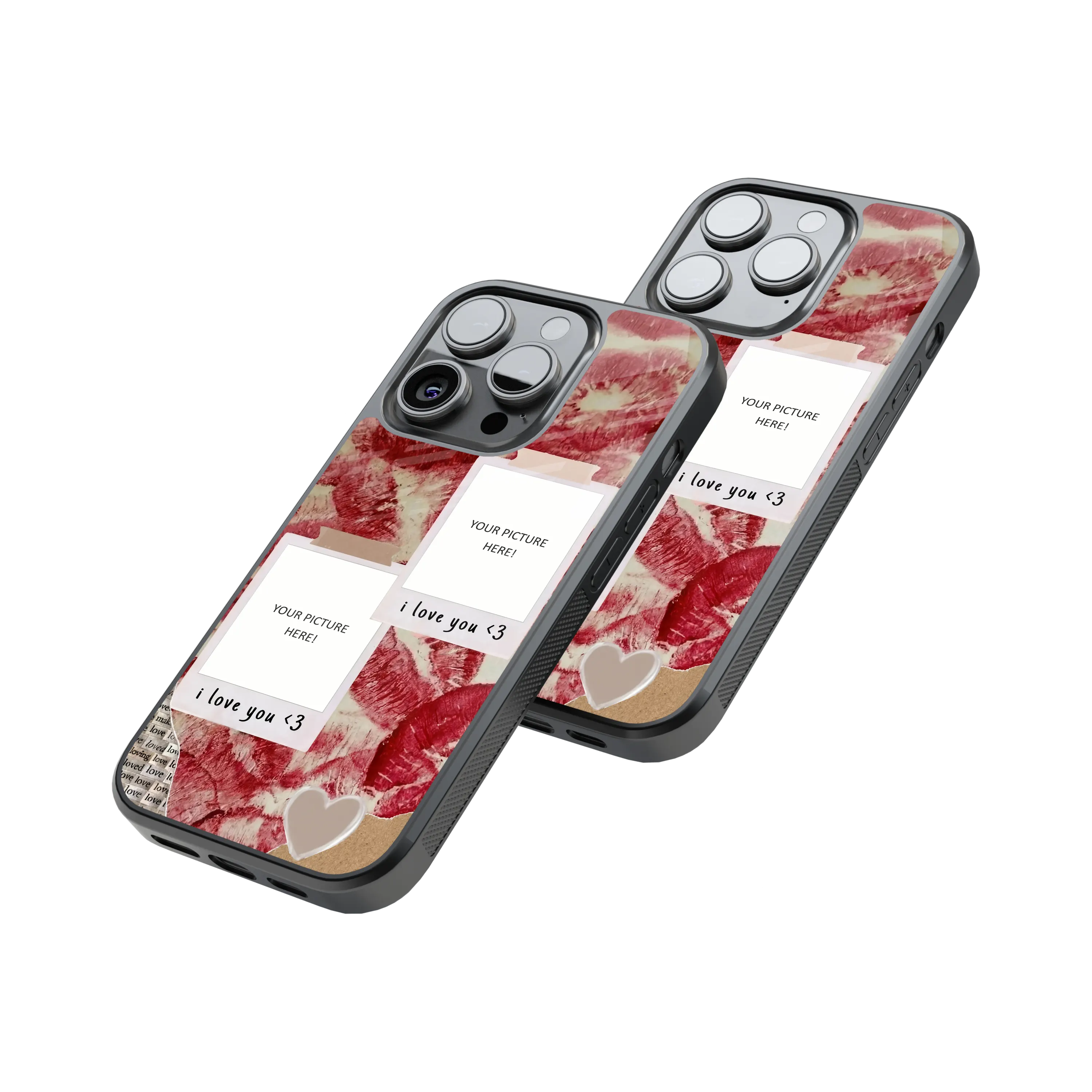 Polaroid Personalised Glass Phone Case
