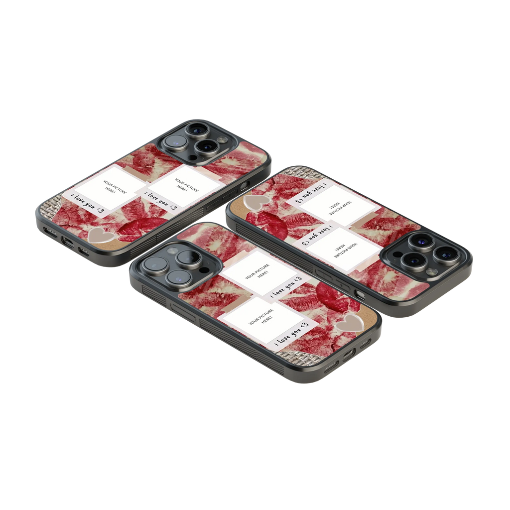 Polaroid Personalised Glass Phone Case