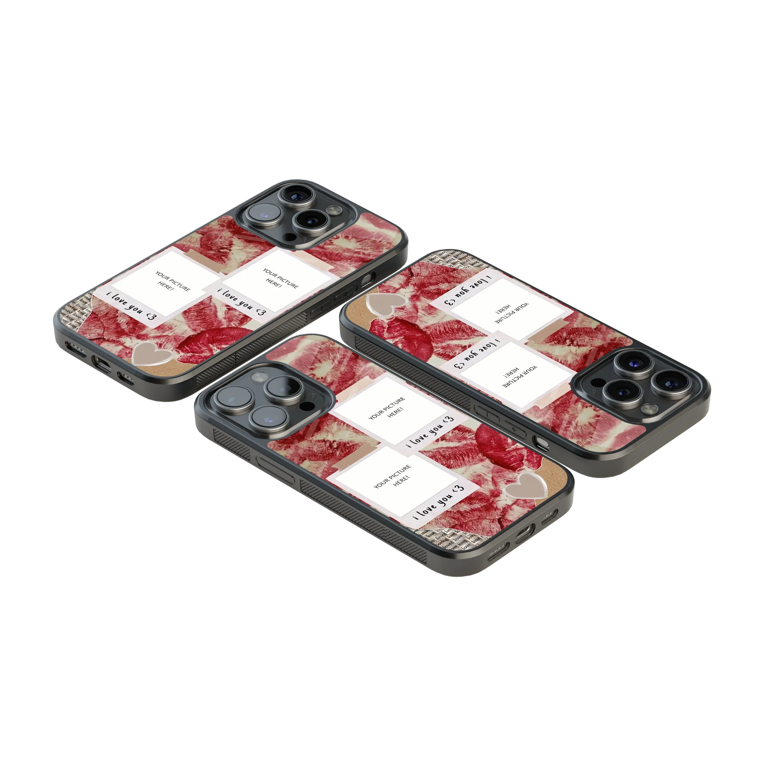 Polaroid Personalised Glass Phone Case