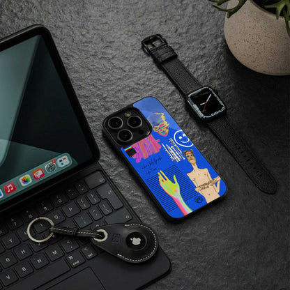 lip love back phone cover | glass case for iphone 13 pro max