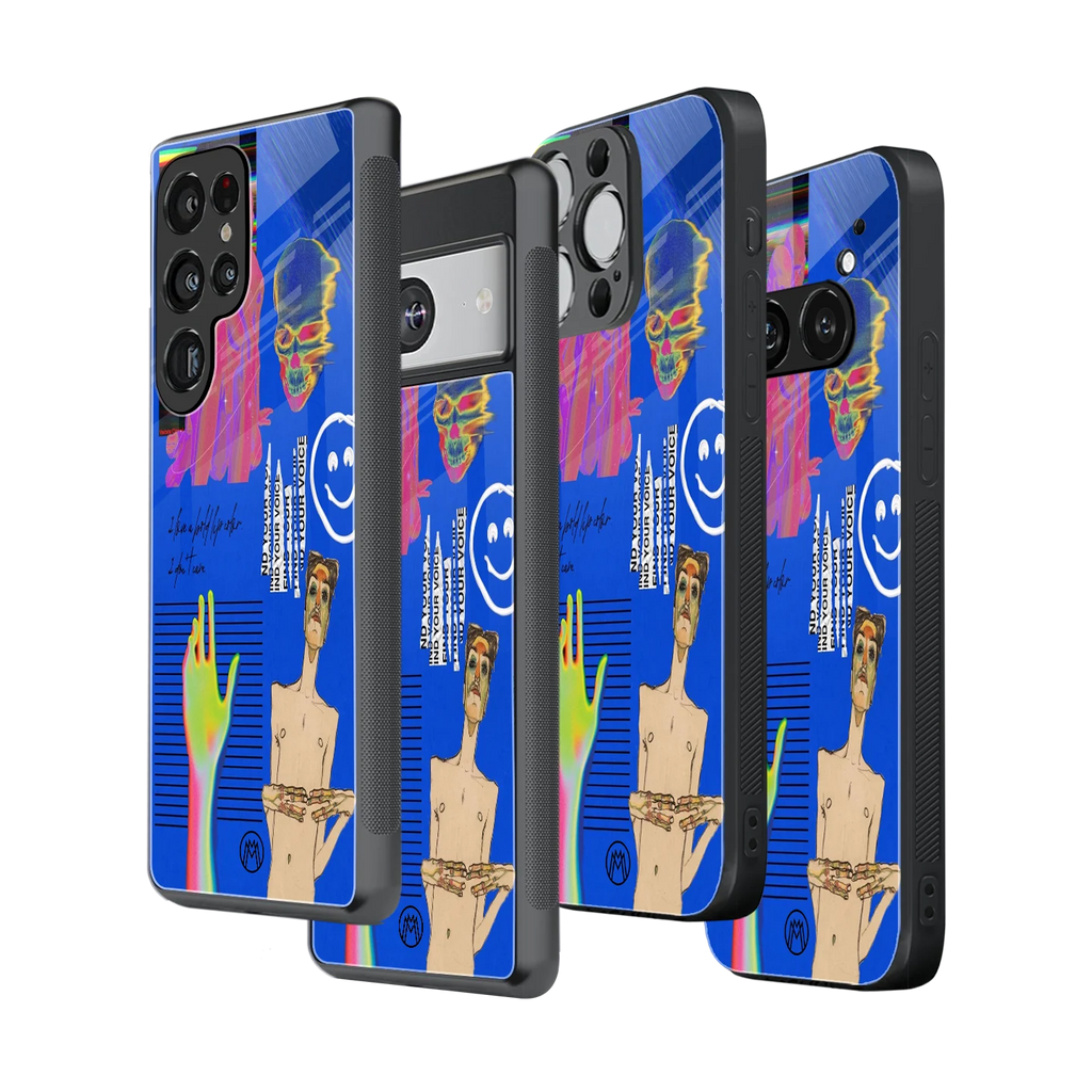 Stylish Glass Back Case for All Smartphones – iPhone, Samsung, OnePlus, Pixel, Redmi, Oppo, Vivo, Motorola